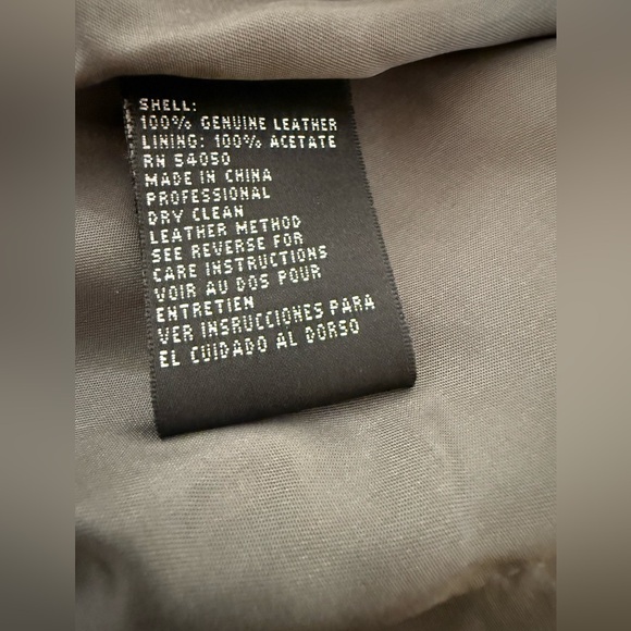 Kasper Leather Blazer *GOOD USED CONDITION* - Picture 16 of 16